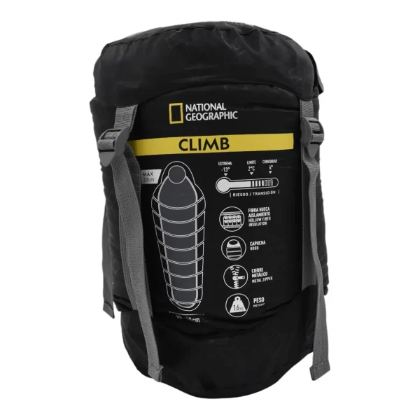 Saco De Dormir Climb 6°C Amarillo National Geographic - Imagen 2
